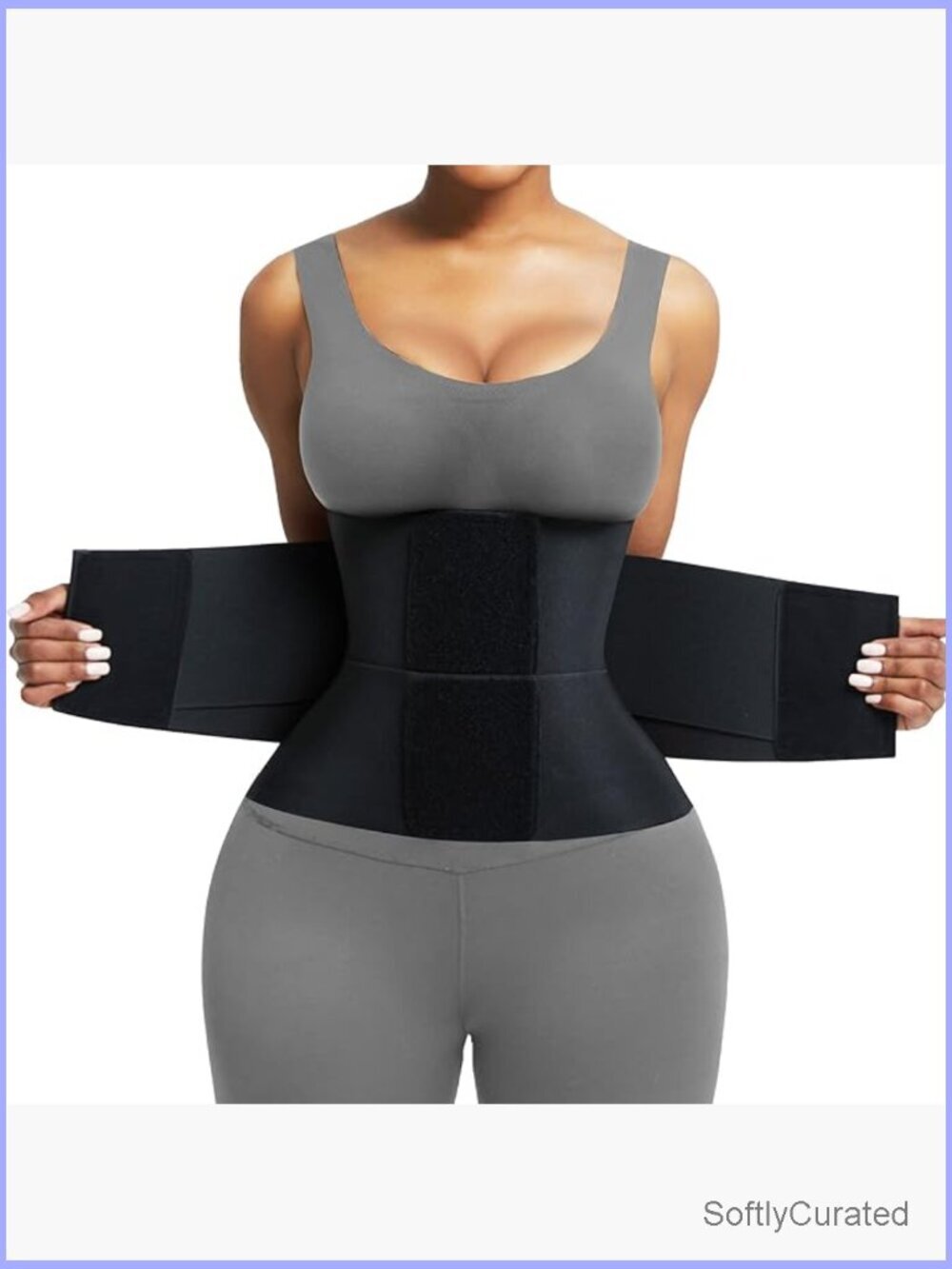 Waist Trainer Belt Cincher Trimmer Tummy Control Shapewear with Triple Wrap